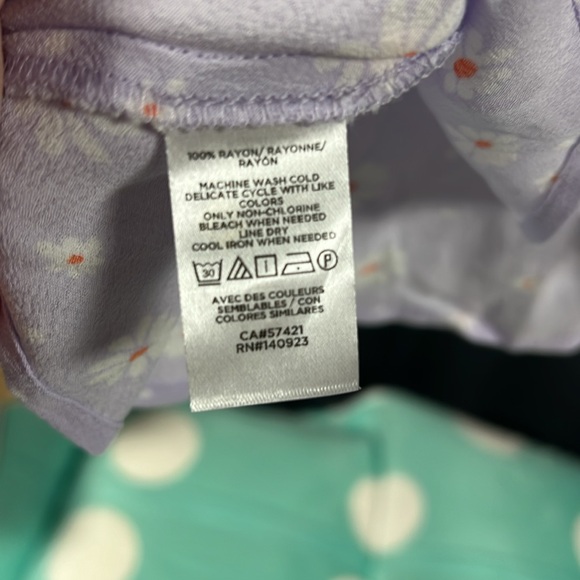 Ann Taylor Lavender Floral Print Blouse - Picture 3 of 5